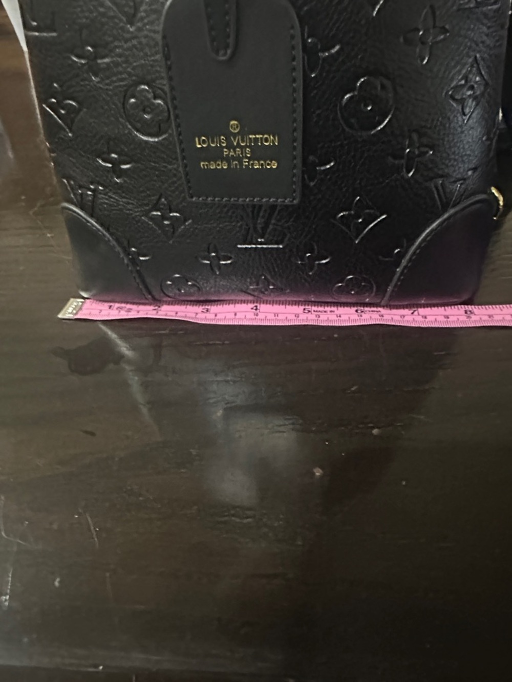‼️WOW‼️LV LAURA V Luxury Black Monogram-Embossed Leather Shoulder Bag‼️ - Picture 4 of 8